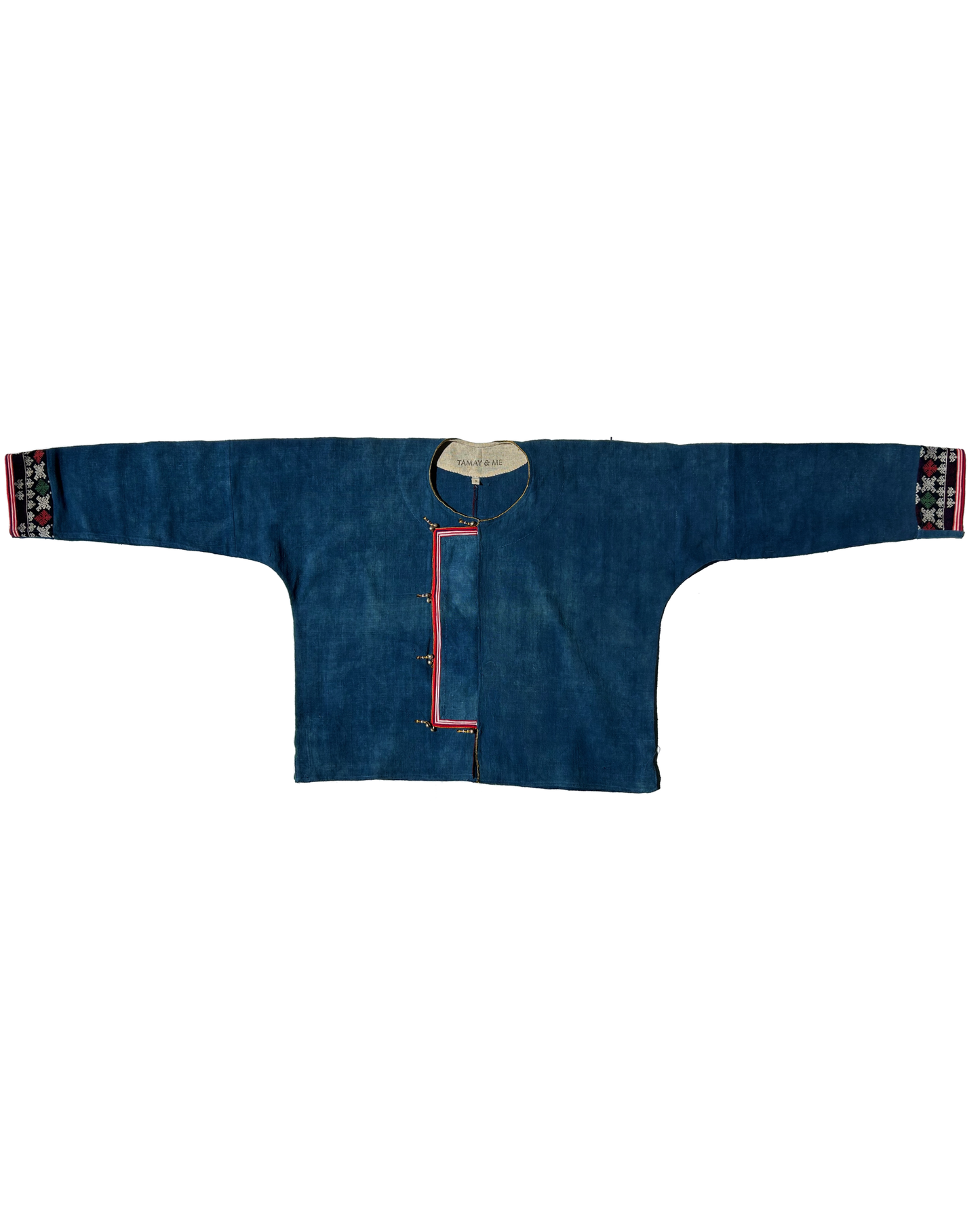 Embroidered Jacket in 6 Dip Indigo - Tamay & Me - Handmade in Vietnam