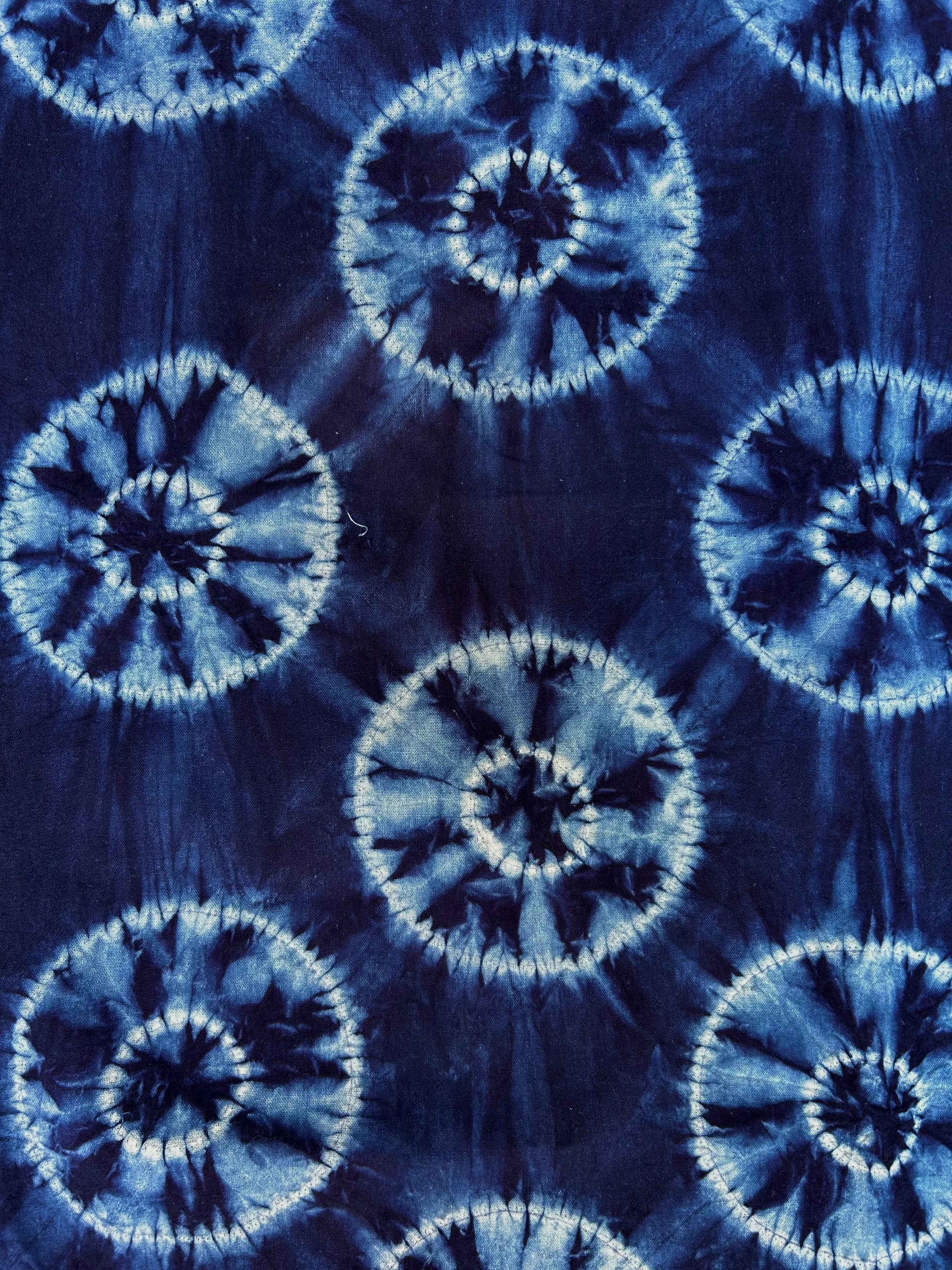 Indigo Tie-Dye Scarf I - Tamay & Me - Handmade in Vietnam