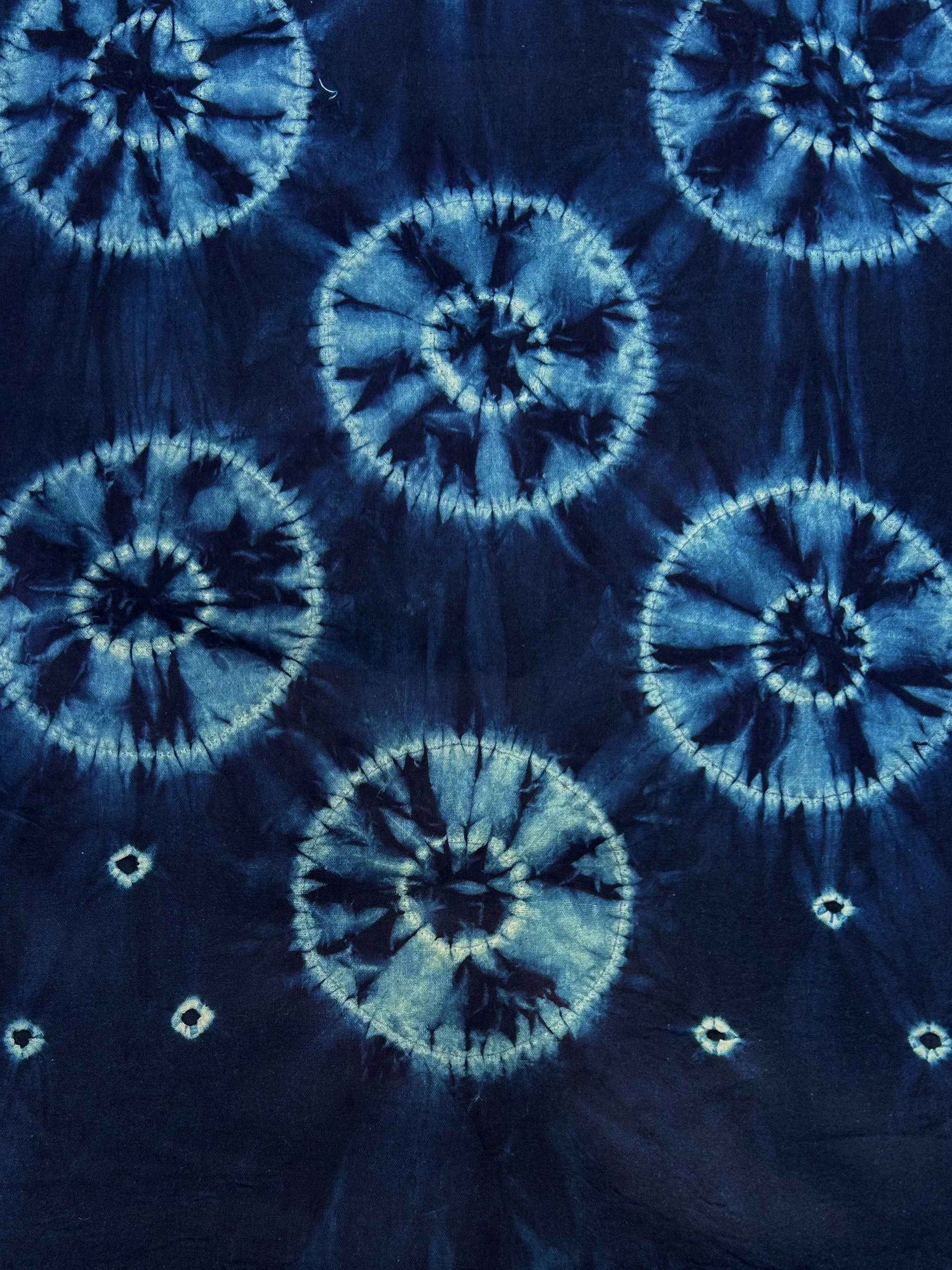 Indigo Tie-Dye Scarf I - Tamay & Me - Handmade in Vietnam