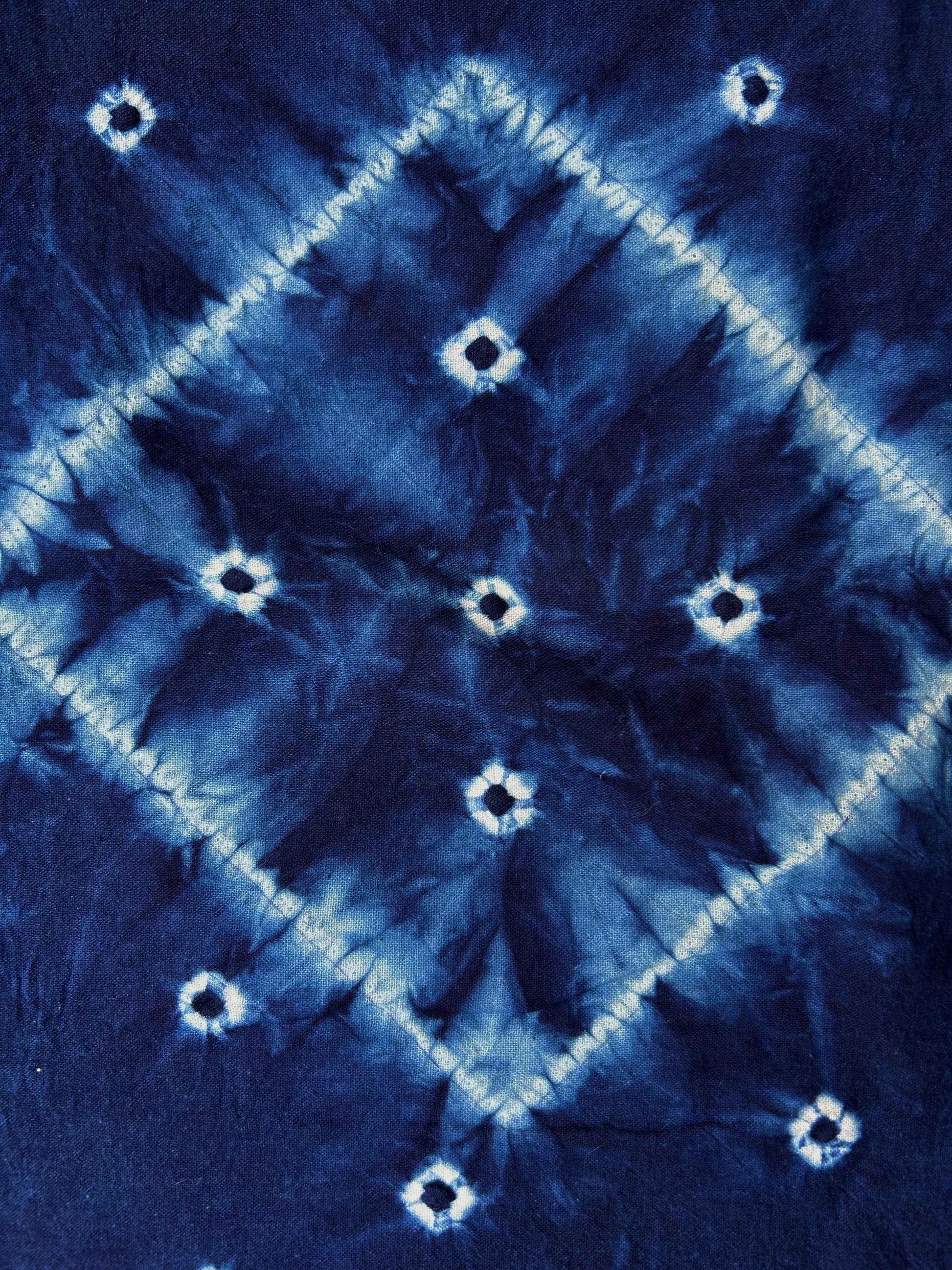 Indigo Tie-Dye Scarf IV - Tamay & Me - Handmade in Vietnam