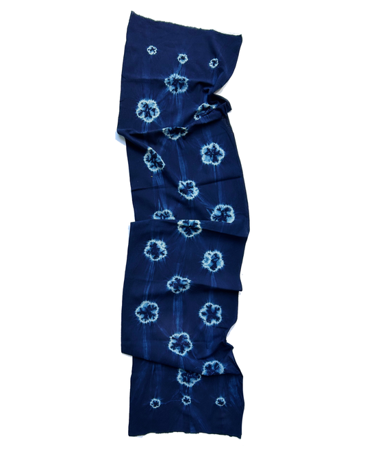 Indigo Tie-Dye Scarf VI - Tamay & Me - Handmade in Vietnam