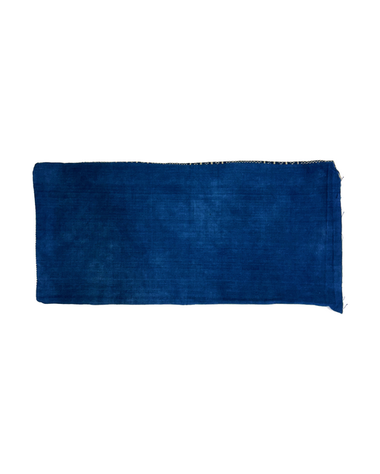 Medium Woven Indigo Cushion - Blue & Cream - Tamay & Me - Handmade in Vietnam