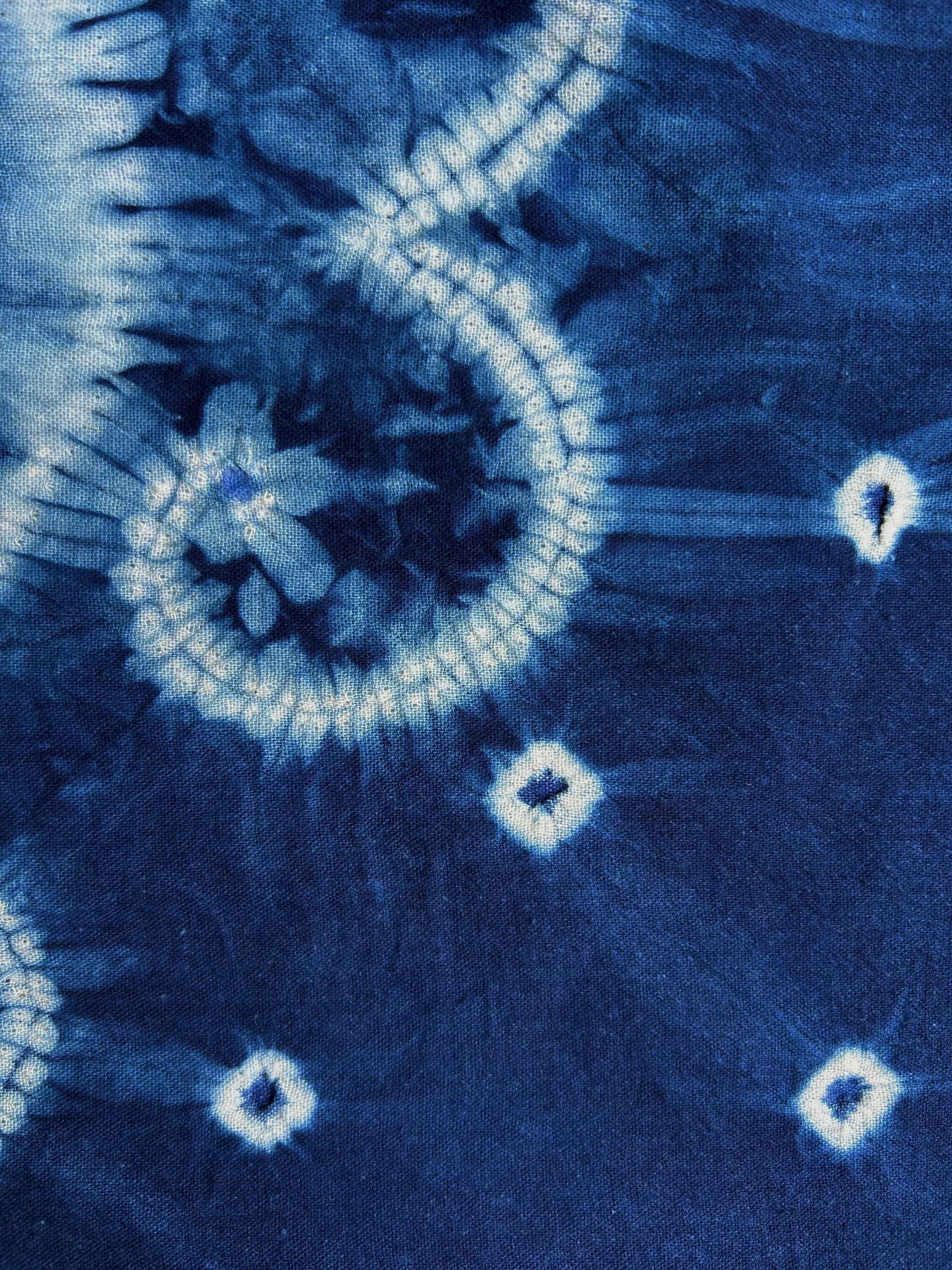 Indigo Tie-Dye Scarf III - Tamay & Me - Handmade in Vietnam
