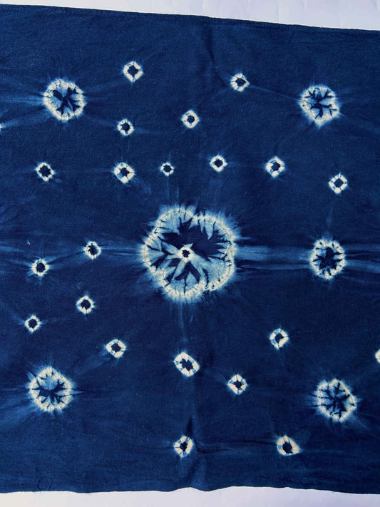 Indigo Tie-Dye Scarf V - Tamay & Me - Handmade in Vietnam