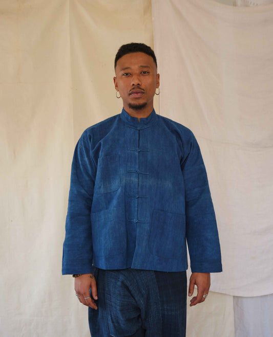 Daily Jacket in 12 dip Indigo - Tamay & Me - Handmade in Vietnam