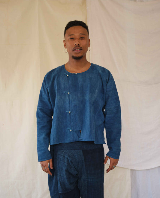 Field Jacket in 6 Dip Indigo - Tamay & Me - Handmade in Vietnam