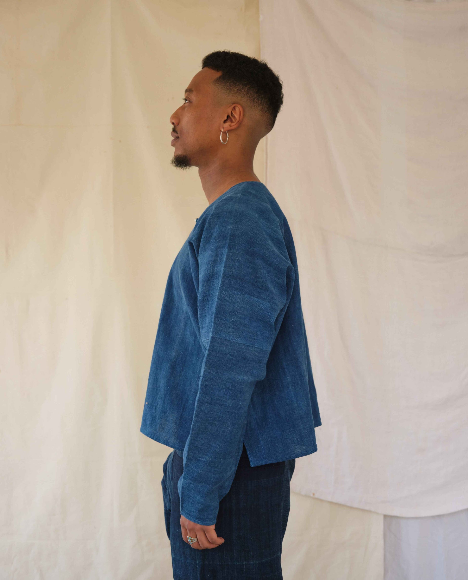 Field Jacket in 6 Dip Indigo - Tamay & Me - Handmade in Vietnam