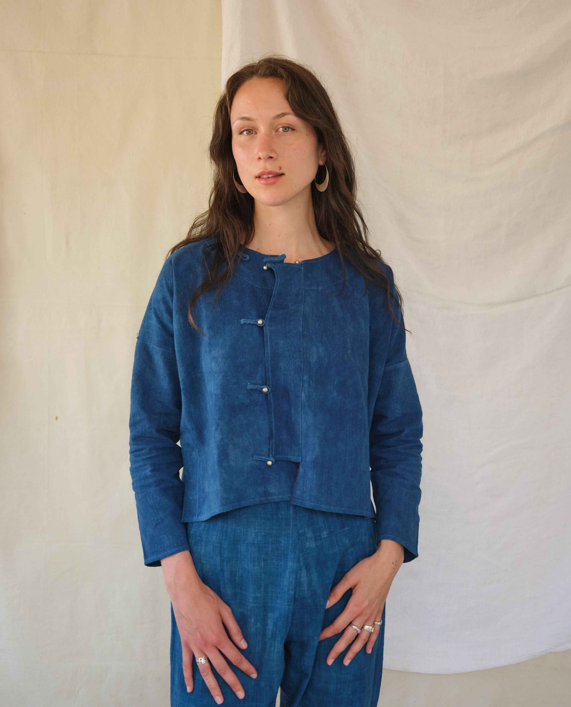 Field Jacket in 6 Dip Indigo - Tamay & Me - Handmade in Vietnam