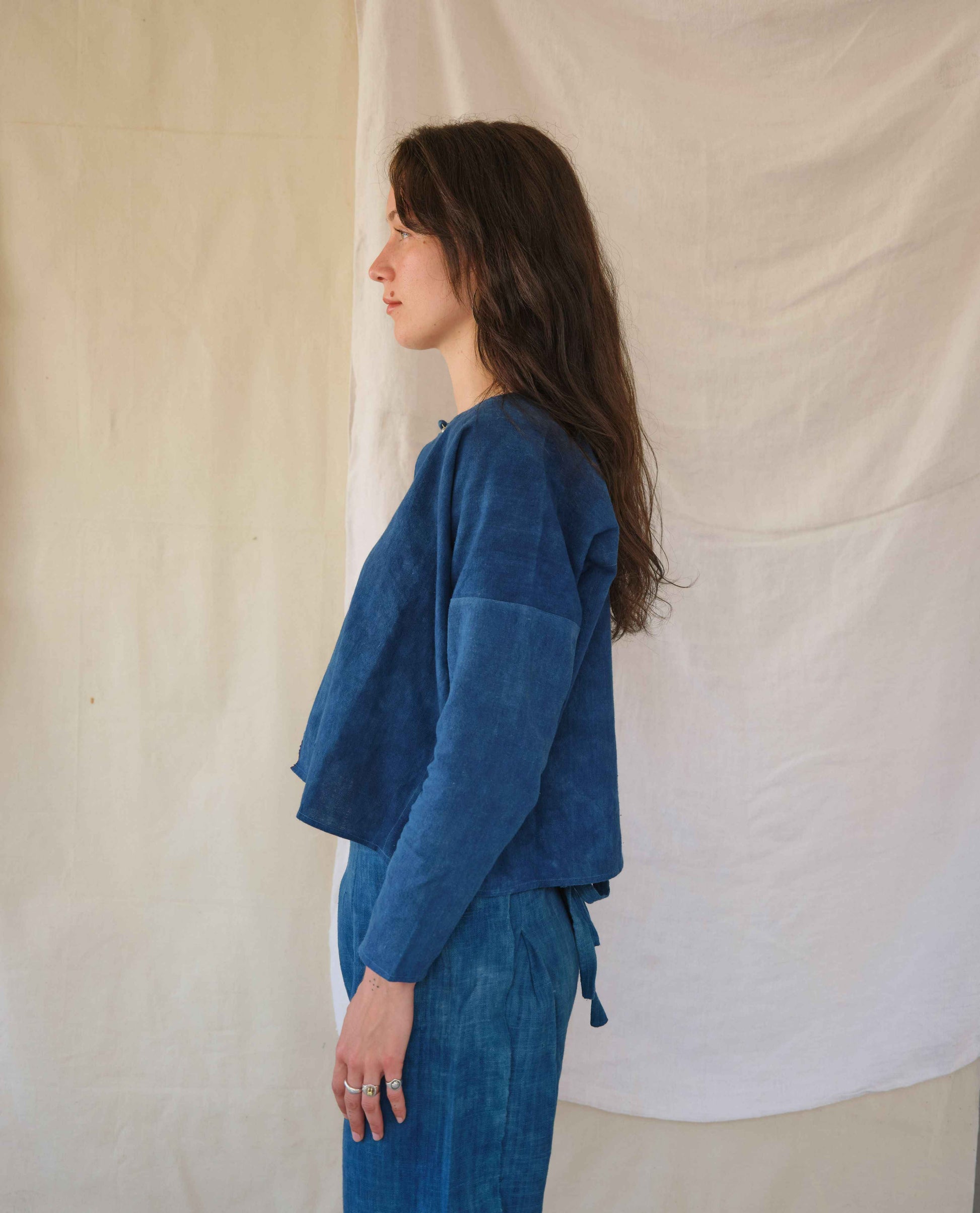 Field Jacket in 6 Dip Indigo - Tamay & Me - Handmade in Vietnam