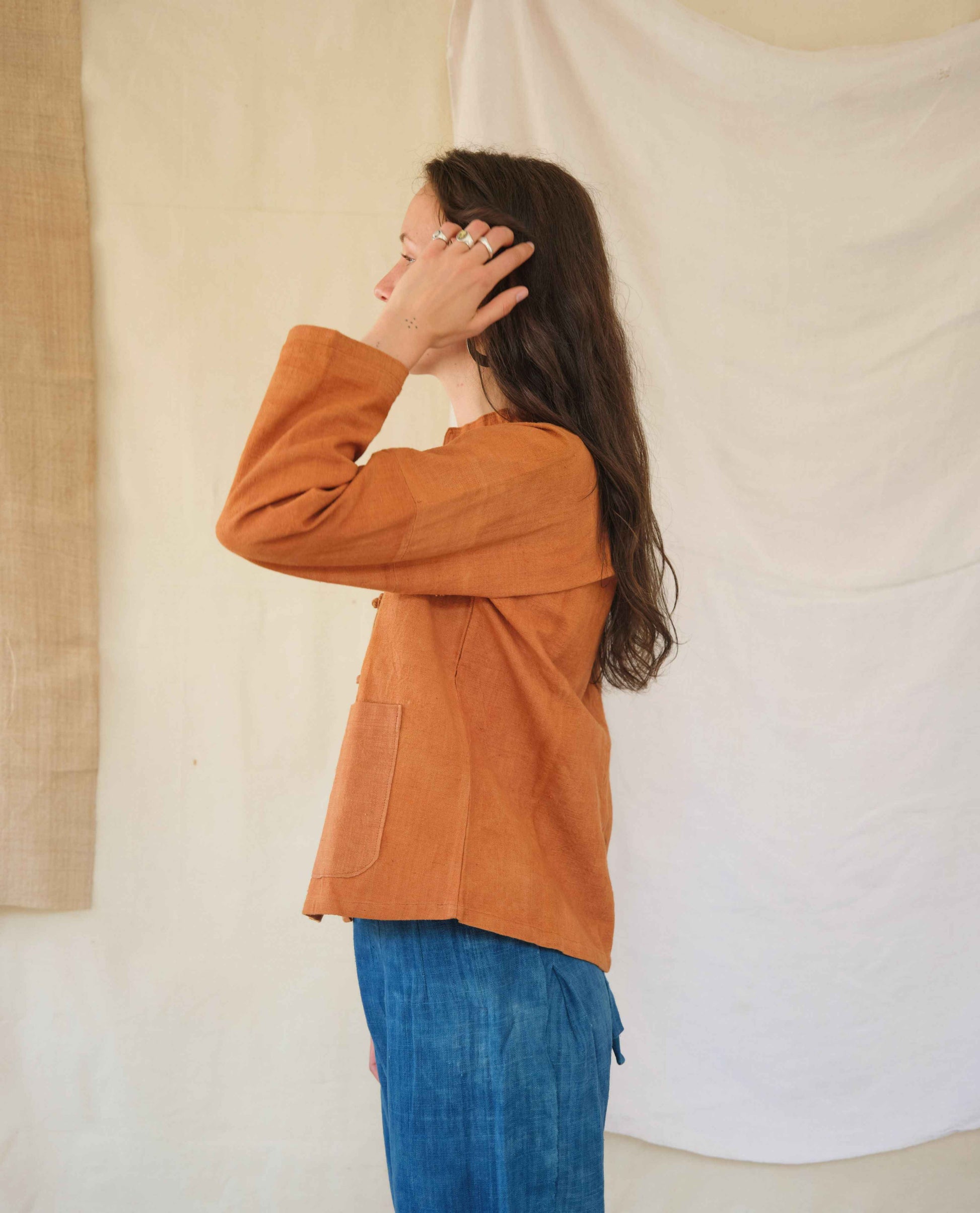 Daily Jacket in Dye Yam - Tamay & Me - Handmade in Vietnam