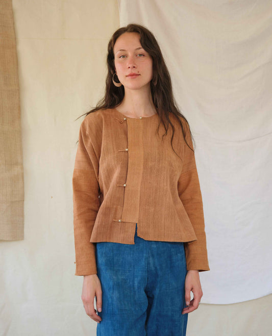 Field Jacket in Dye Yam - Tamay & Me - Handmade in Vietnam