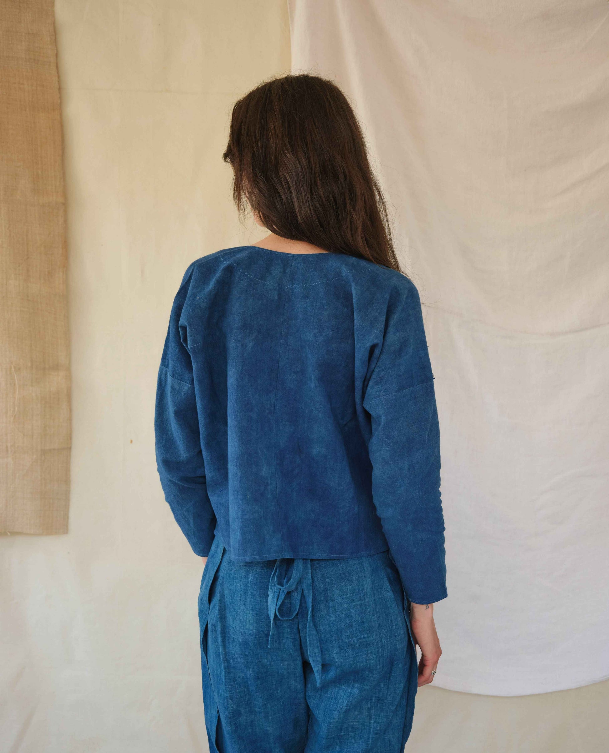 Field Jacket in 6 Dip Indigo - Tamay & Me - Handmade in Vietnam