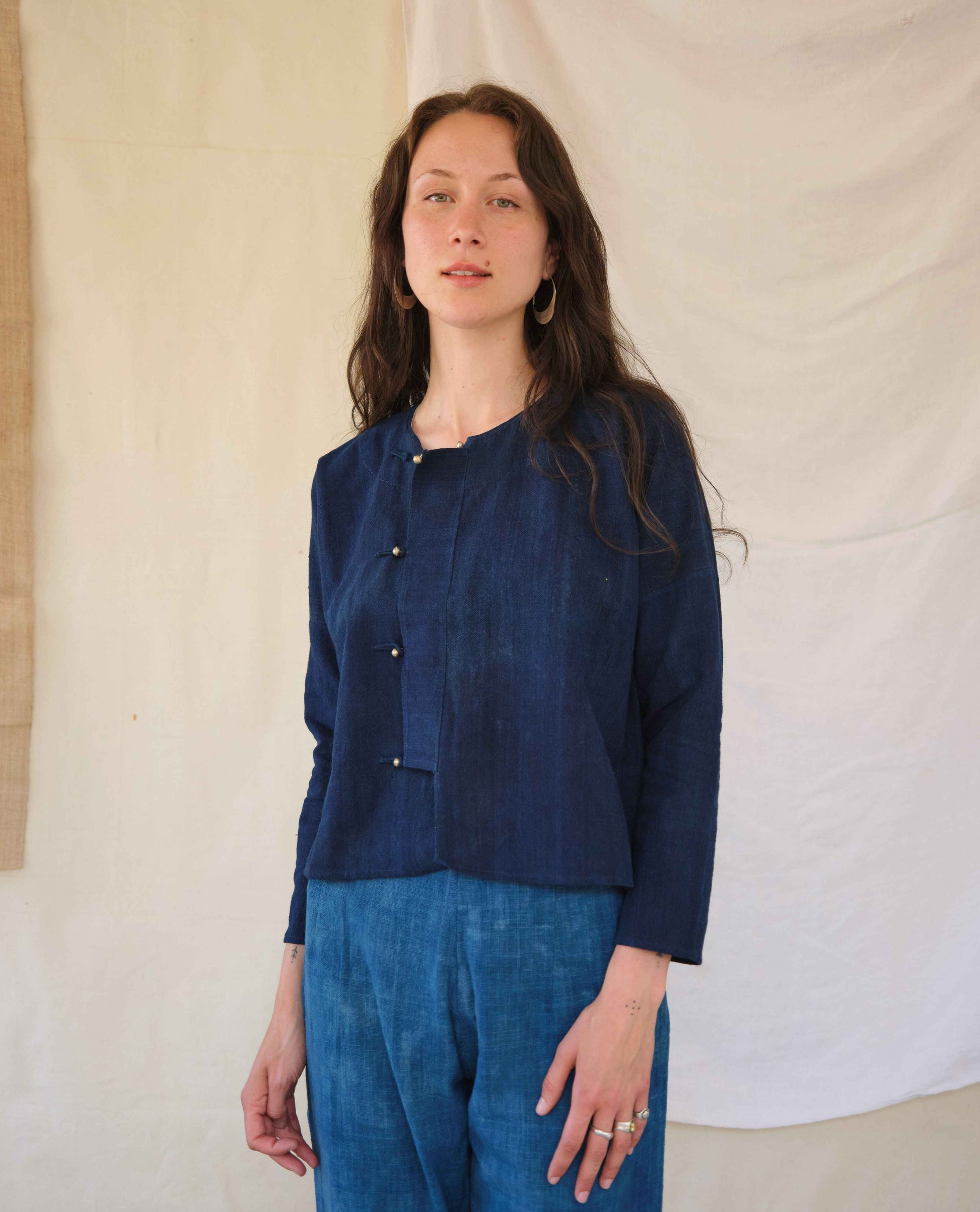 Field Jacket in 12 Dip Indigo - Tamay & Me - Handmade in Vietnam
