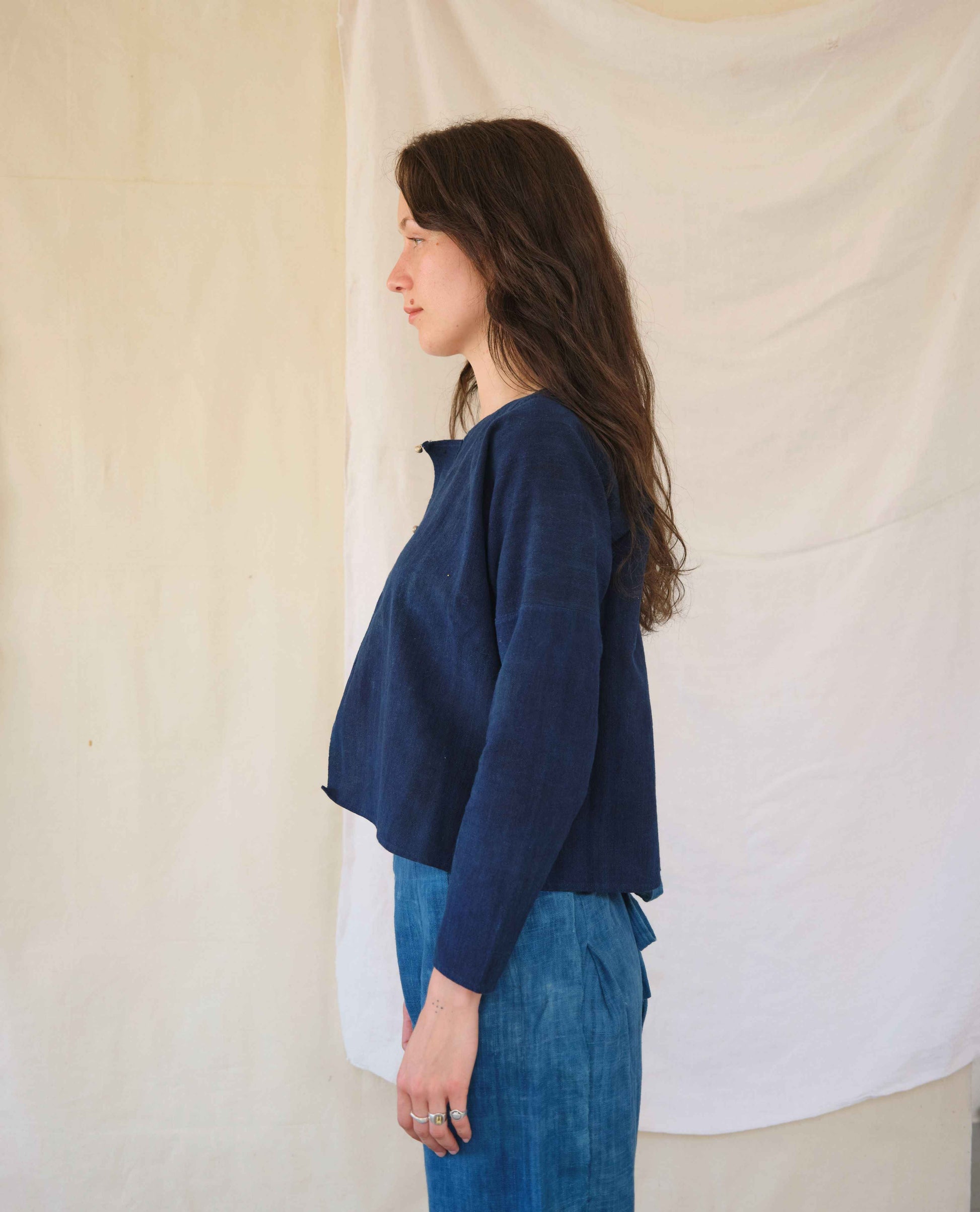 Field Jacket in 12 Dip Indigo - Tamay & Me - Handmade in Vietnam
