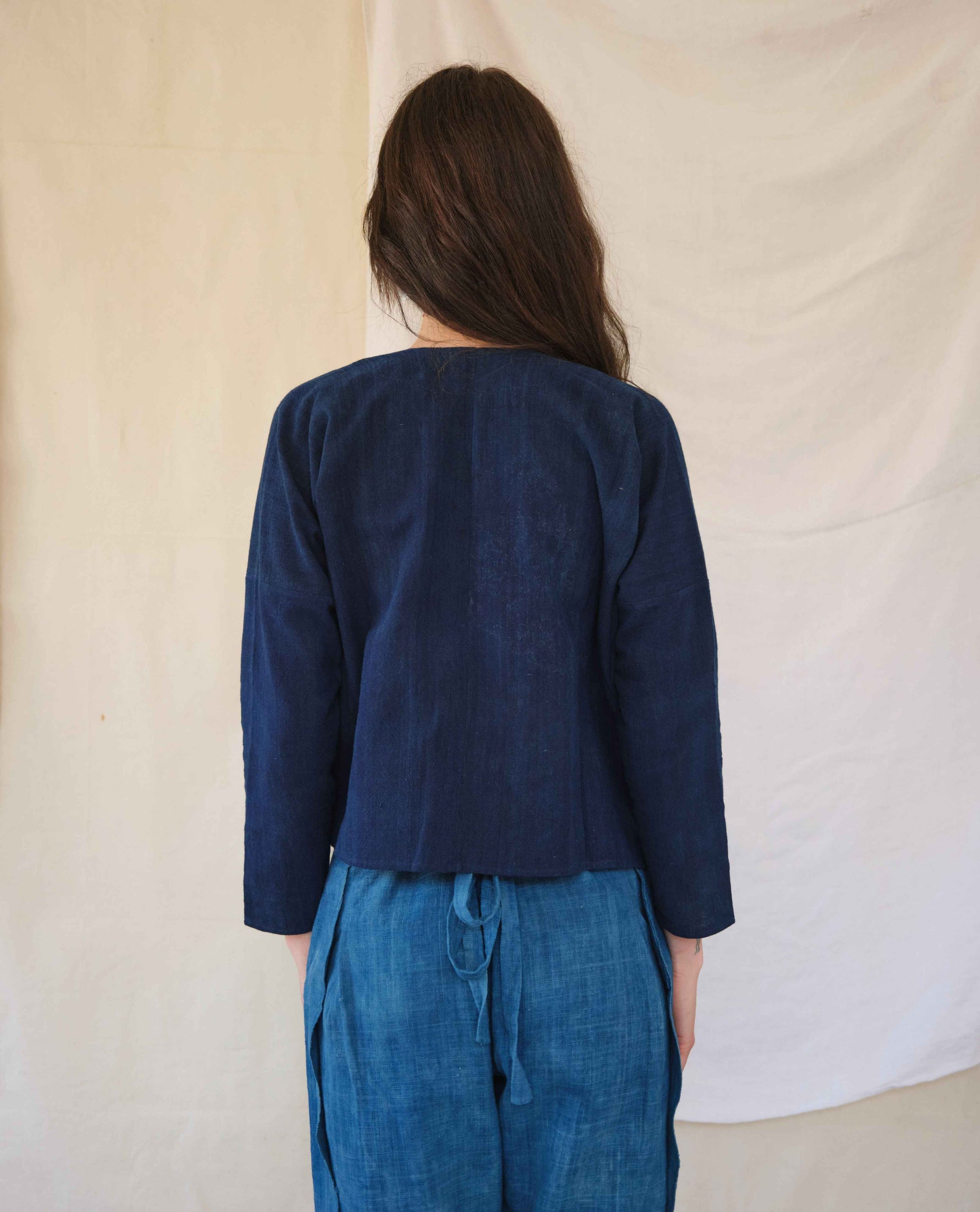 Field Jacket in 12 Dip Indigo - Tamay & Me - Handmade in Vietnam