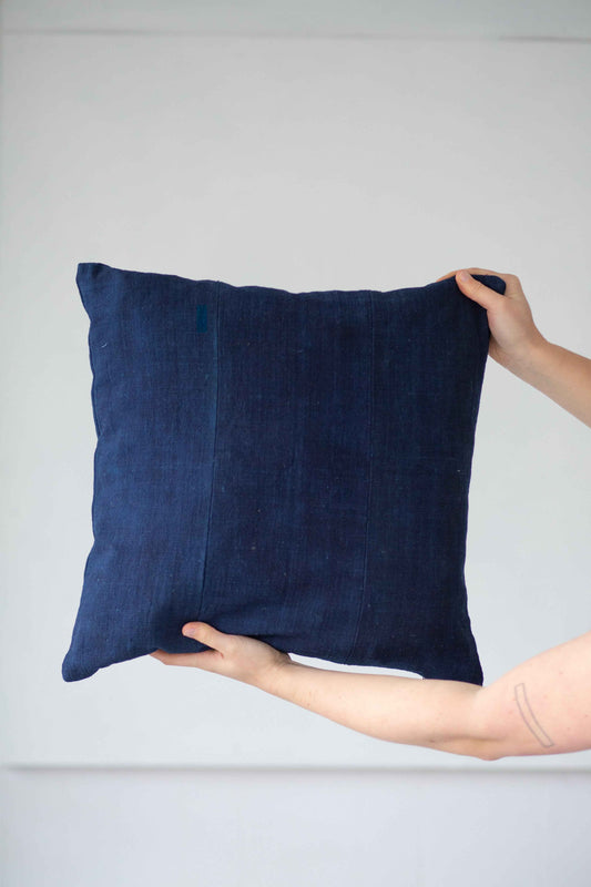 Panel Cushion in 12 Dip Indigo - Tamay & Me - Handmade in Vietnam