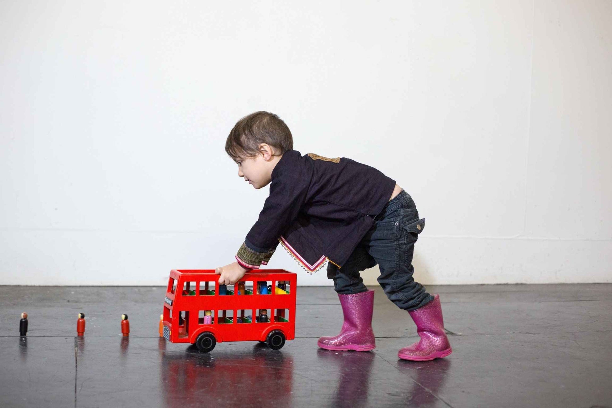 Embroidered Indigo Kids Jacket - Tamay & Me - Handmade in Vietnam