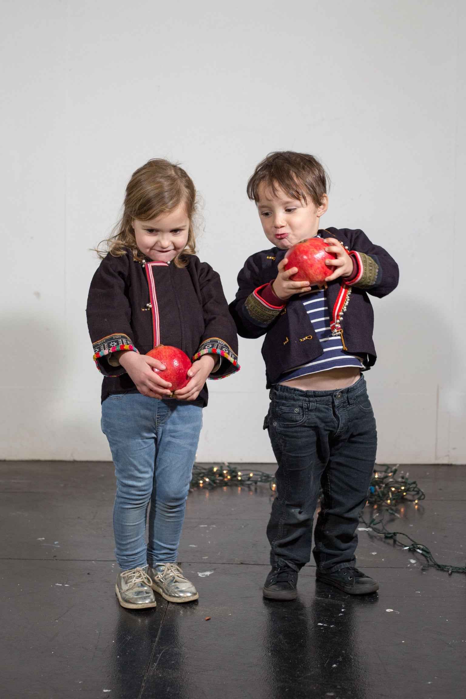 Embroidered Indigo Kids Jacket - Tamay & Me - Handmade in Vietnam