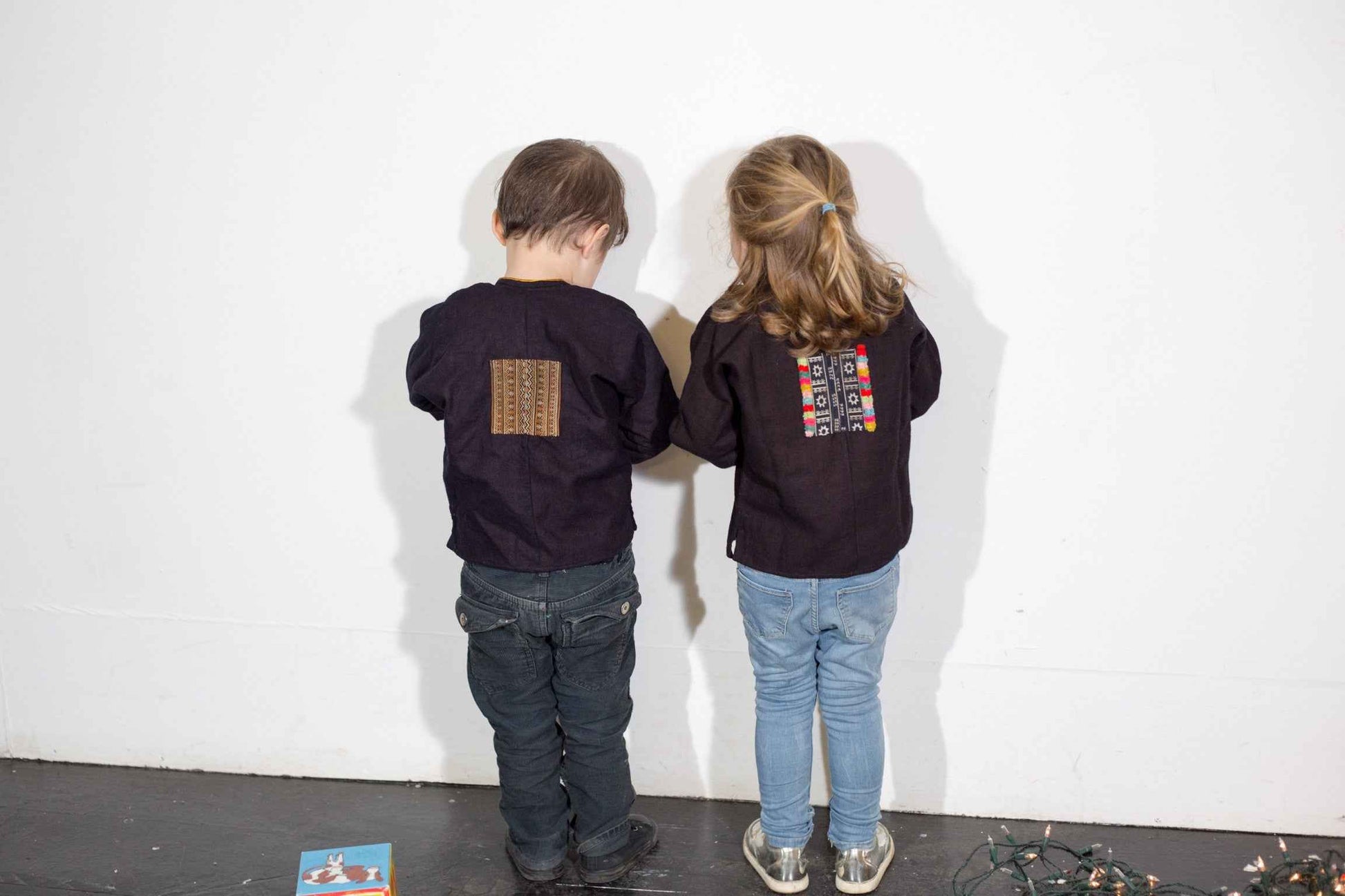 Embroidered Indigo Kids Jacket - Tamay & Me - Handmade in Vietnam