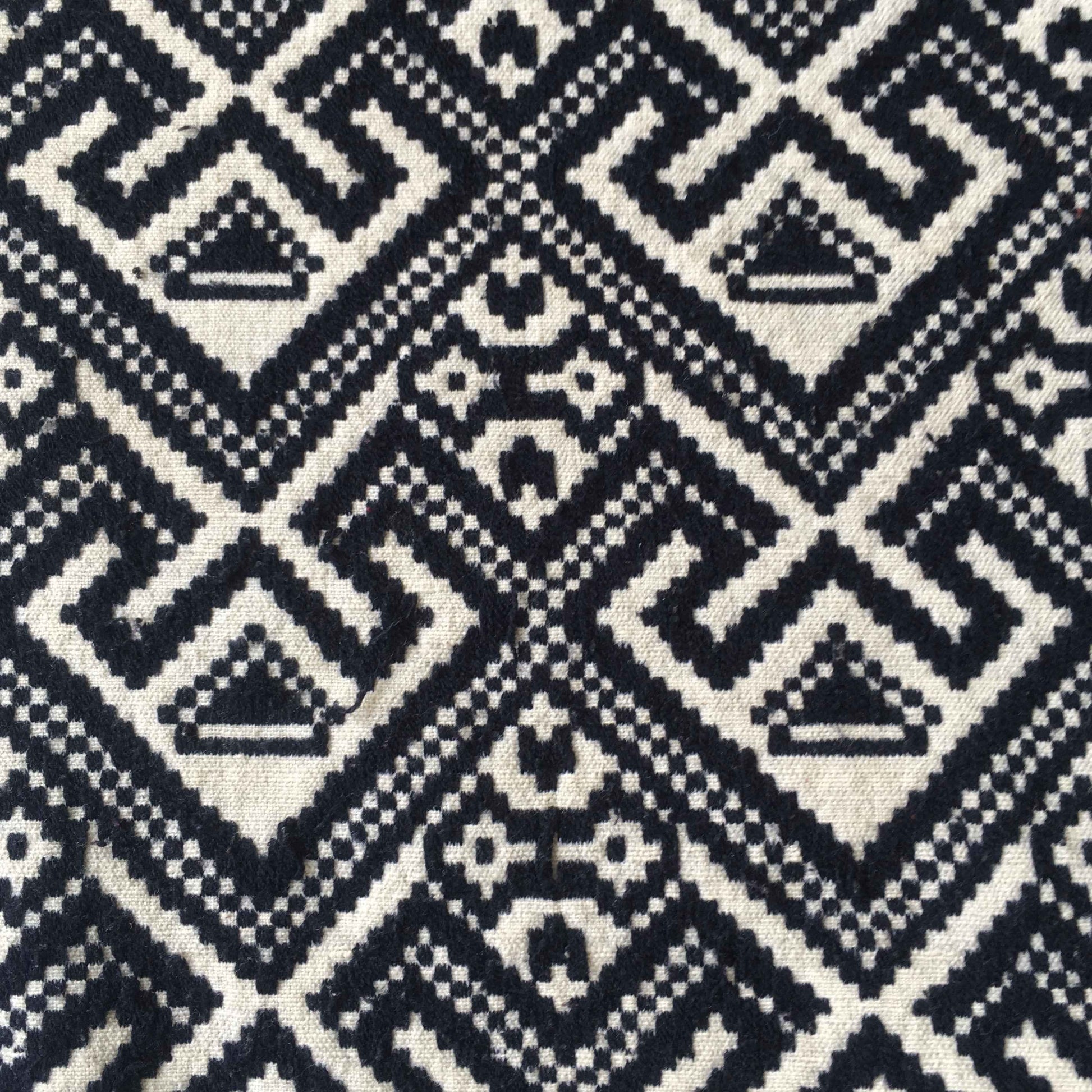 Black and White Lu Scarf - Tamay & Me - Handmade in Vietnam