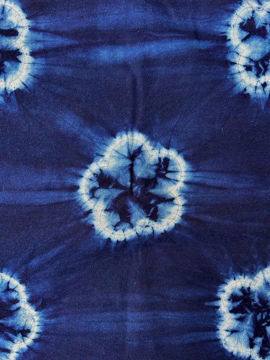 Indigo Tie-Dye Scarf VII - Tamay & Me - Handmade in Vietnam