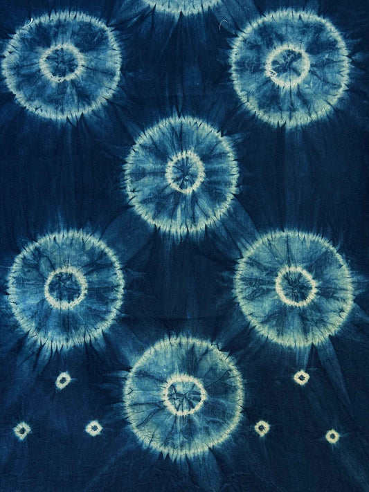 Indigo Tie-Dye Scarf II - Tamay & Me - Handmade in Vietnam