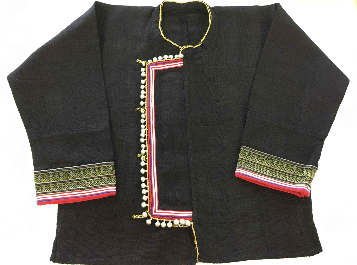 Embroidered Indigo Kids Jacket - Tamay & Me - Handmade in Vietnam